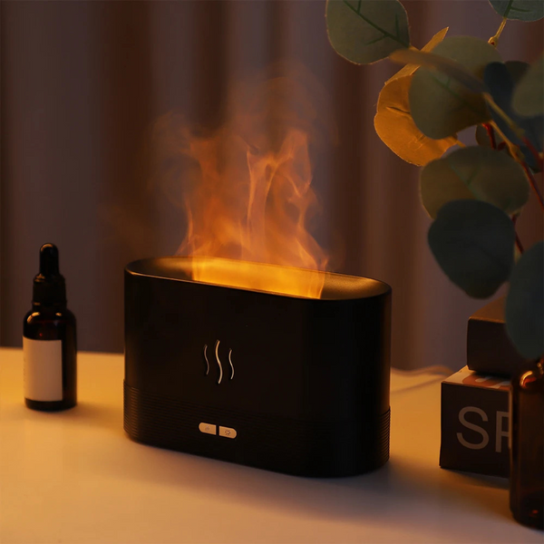 Flame Essential Oil Aromatherapy Diffuser Humidifier