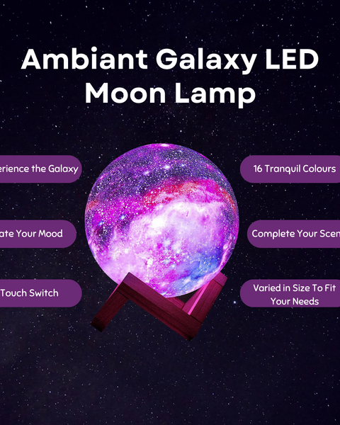 Ambiant Galaxy Moonlamp