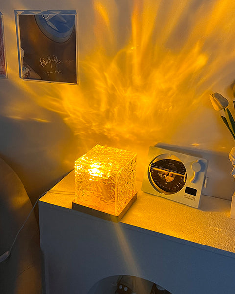 Household Fashionable Bedside Flame Atmosphere Lamp